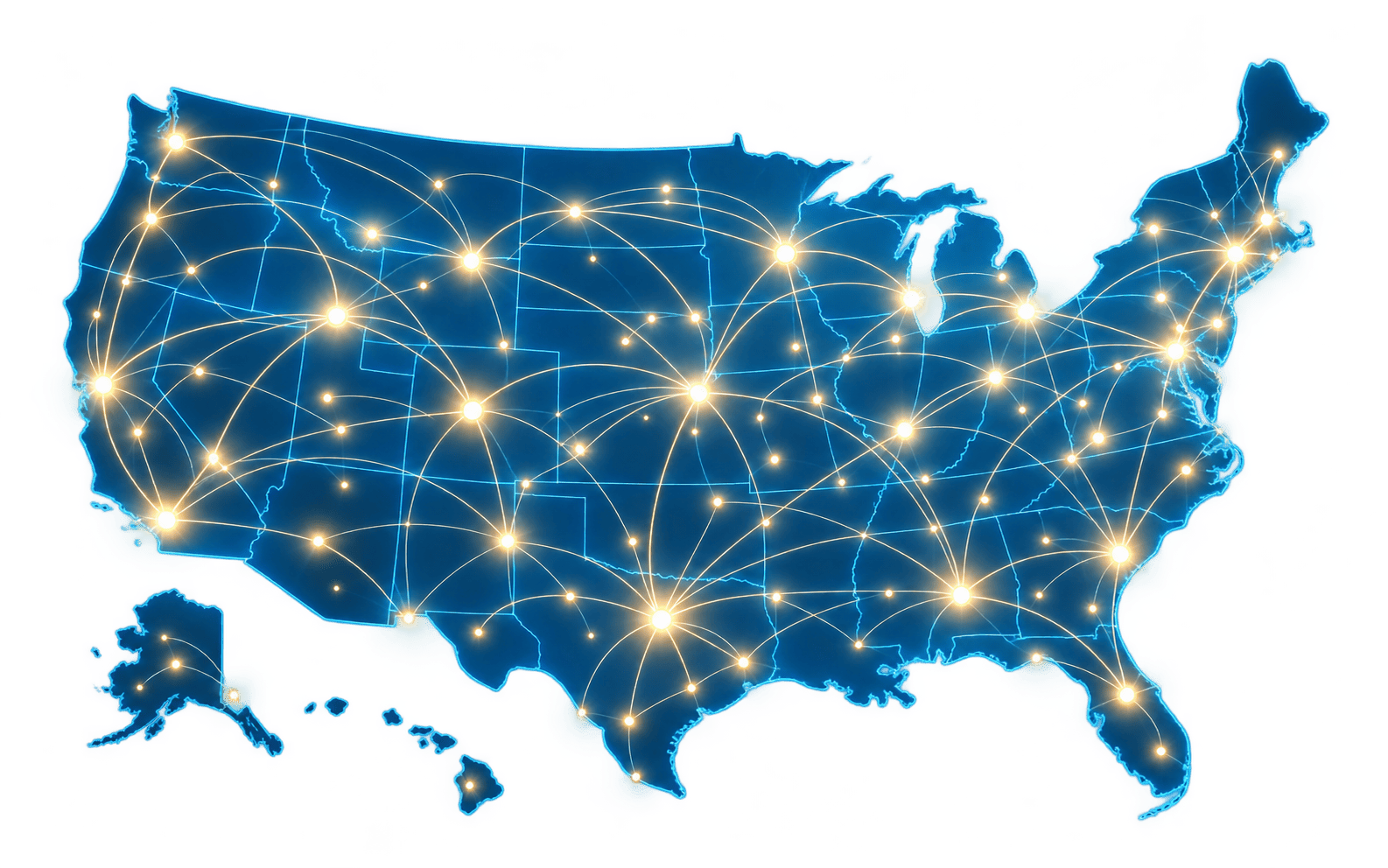 Connected United States audience network
